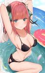  5-toubun_no_hanayome bikini nakano_nino swimsuits uiri-na wet 