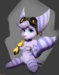  anthro blue_eyes breasts ear_piercing ear_ring genitals hi_res lombax looking_at_viewer mammal nipples nude piercing pussy ratchet_and_clank rift_apart_lombax thehumancopier video_games 