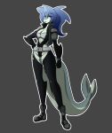  amhidden blue_hair clothing female fish hair hi_res marine shark 