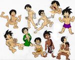  dragon_ball_z monkey_d._luffy naruto one_piece rock_lee son_gohan tezuka998 uub 