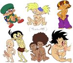  boondocks dragon_ball hey_arnold huey_freeman krillin my_life_as_a_teenage_robot pete power_stone riley_freeman rocket_power sheldon_lee son_goku tezuka998 twister_rodriguez 