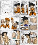  comic dragon_ball_z krillin son_goku tezuka998 