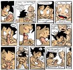  comic dragon_ball_z krillin son_goku tezuka998 