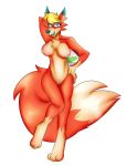  alpha_channel animal_crossing anthro athletic audie_(animal_crossing) breasts canid canine exposed_breasts female fox genitals hi_res mammal nintendo nude pussy solo umbreveon video_games 