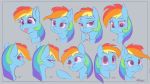  16:9 2020 auroriia blep digital_media_(artwork) friendship_is_magic hasbro headshot_portrait hooves my_little_pony pink_eyes portrait rainbow_dash_(mlp) smile tongue tongue_out widescreen 