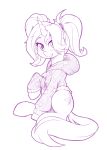  2020 clothing cutie_mark dstears equid equine female feral friendship_is_magic hasbro hi_res hoodie horn mammal my_little_pony pigtails quadruped sitting solo topwear trixie_(mlp) unicorn 
