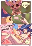  &lt;3 ahri_(lol) animal_humanoid anthro blue_hair blush bone breasts canid canid_humanoid canine canine_humanoid comic comic_page dialogue duo english_text exposed_breasts eyebrows female female_on_anthro fox_humanoid fur gnar_(lol) hair hi_res humanoid humanoid_on_anthro league_of_legends male male/female mammal mammal_humanoid mega_gnar_(lol) multicolored_body multicolored_fur nipples ponytail riot_games sharp_teeth size_difference skull speech_bubble strongbana teeth text video_games worried yellow_eyes yordle 