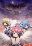  astraea cleavage ikaros kazane_hiyori nymph sora_no_otoshimono wings 