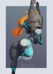  big_butt bonnie_bovine breasts butt female huge_butt humanoid humanoid_pointy_ears imp looking_at_viewer looking_back midna nintendo not_furry short_stack solo the_legend_of_zelda thick_thighs twili twilight_princess video_games wide_hips 