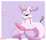  absurd_res animal_genitalia animal_penis anthro balls biped blush bodily_fluids braixen branch canid canine canine_penis choker commanderthings cum cumshot digital_media_(artwork) ejaculation erection flower fur genital_fluids genitals girly hair hands_behind_back hi_res inner_ear_fluff jewelry male mammal necklace nintendo nude open_mouth orgasm orgasm_face penile penis plant pok&eacute;mon pok&eacute;mon_(species) simple_background solo solo_focus tongue tuft video_games 