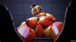  16:9 4k absurd_res animatronic anthro big_breasts breasts five_nights_at_freddy&#039;s five_nights_at_freddy&#039;s_2 genitals gynomorph hi_res huge_breasts intersex machine nue penis robot sixytronic solo thick_thighs toy_chica_(fnaf) video_games widescreen 