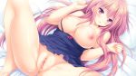  anus breasts censored game_cg kuji_renka lump_of_sugar moekibara_fumitake nekotsuku_sakura. nipples no_bra nopan open_shirt pussy pussy_juice 