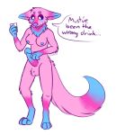  after_transformation anthro artic_rose balls beverage big_penis blue_body blue_fur blue_nipples blue_penis breasts canid canine cloudpie digital_drawing_(artwork) digital_media_(artwork) digitigrade dipstick_ears dipstick_tail fennec fox ftg_transformation fti_transformation fur gender_transformation genitals gloves_(marking) gradient_penis gynomorph hi_res humanoid_genitalia humanoid_penis intersex leg_markings mammal markings multicolored_ears multicolored_penis multicolored_tail neck_tuft nipples nude penis pink_body pink_fur pink_penis purple_eyes simple_background sketch socks_(marking) solo speech_bubble text transformation tuft uncut white_background white_pupils 