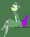  ambiguous_gender anthro crossed_legs e621 esix felid hi_res looking_at_viewer mammal mascot recolor redcrystal simple_background sitting solo winking_at_viewer 