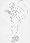  anthro butt clothed clothing crossdressing curvy_figure domestic_cat erection felid feline felis footwear hi_res high_heels humanoid krocialblack leo_(vg_cats) male mammal metroid nintendo shoes solo thick_thighs tight_clothing tight_fit vg_cats video_games webcomic zero_suit 