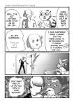  2020 4koma 5_fingers abstract_background accessory aniapt_(manga) anthro black_nose blush bodily_fluids breath canid canine canis cheek_tuft chien closed_smile clothed clothing comic cute_fangs digital_media_(artwork) domestic_dog duo english_text facial_tuft fingers fluffy fluffy_tail food forced_smile furniture greyscale hair hair_accessory hair_bow hair_ribbon happy hi_res holding_object hoodie inner_ear_fluff inside looking_away male mammal manga mephitid messy_hair monochrome multicolored_body nintendo nintendo_switch open_mouth open_smile pocky procyonid raccoon ribbons screentone shirt simple_background skunk smile speech_bubble sweat sweatdrop table tapirclip text topwear tuft two_tone_body video_games 