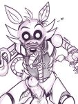  &lt;3 animatronic anthro balls canid canine conditional_dnp erection five_nights_at_freddy&#039;s five_nights_at_freddy&#039;s_4 fox genitals hook_hand kayla-na looking_at_viewer machine male mammal nightmare_foxy_(fnaf) open_mouth penis robot sharp_teeth solo teeth tongue video_games 