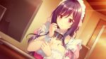  cleavage game_cg maid makina_(qualia_~yakusoku_no_kiseki~) puresis qualia_~yakusoku_no_kiseki~ suzushiro_atsushi 