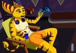  absurd_res anthro edcoyote hi_res male masturbation ratchet ratchet_and_clank solo video_games 
