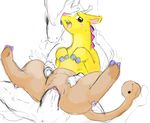  equine female girafarig male mammal nintendo penis pok&#233;mon pokemon ponyta pussy sex straight unknown_artist video_games 