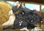 abdominal_bulge abs absurd_res ahegao animal_genitalia animal_humanoid animal_penis anthro barn big_breasts big_muscles big_penis black_body black_hair black_nipples blush bodily_fluids breasts breath doggystyle duo equid equid_humanoid equine equine_ears equine_genitalia equine_penis from_behind_position genitals hair hands_on_hips herm hi_res hooves horn huge_breasts huge_muscles huge_penis humanoid hyper hyper_breasts hyper_genitalia hyper_muscles hyper_penis intersex intersex/intersex lactating lipstick looking_pleasured makeup mammal mammal_humanoid muscular muscular_anthro muscular_herm muscular_intersex mythological_creature mythological_equine mythology nipples olexa_vrane orgasm orgasm_face outside penis ponytail questzer sex size_difference stella_(eongander) tongue tongue_out unicorn unicorn_horn unicorn_humanoid white_hair