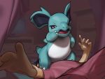  bed duo facesitting female feral furniture human inkune male male/female mammal nidorina nintendo on_bed pok&eacute;mon pok&eacute;mon_(species) questionable_consent under_covers video_games 