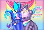  anthro anus balls bedroom_eyes big_balls big_bulge big_butt big_penis bioluminescence blue_body blue_eyes bottomwear bulge butt claws clothing digital_media_(artwork) dragon duo english_text eyebrows flay_(wingedwilly) frill_(anatomy) genitals glowing hands_behind_back horn huge_bulge jewelry jockstrap lgbt_history_month lgbt_pride looking_at_viewer male male/male membrane_(anatomy) membranous_frill muscular muscular_male narrowed_eyes open_mouth pansexual_pride_colors pecs penis pride_(disambiguation) pride_colors purple_body purple_eyes raised_eyebrow raised_tail rathos reptile romantic_ambiance romantic_couple scales scalie seductive simple_background size_difference smile tail_grab text thick_thighs tongue underwear wide_hips wingedwilly 