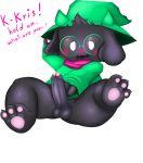  absurd_res alpha_channel anthro balls beans black_body black_fur blush bottomless bovid caprine clothed clothing deltarune embarrassed erection eyewear foreskin fur genitals glasses goat hat headgear headwear hi_res male mammal paws penis ralsei spread_legs spreading text thick_thighs video_games 