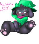  absurd_res alpha_channel anthro balls beans black_body black_fur blush bodily_fluids bottomless bovid caprine clothed clothing cum cum_on_face cum_on_leg cum_on_penis deltarune embarrassed erection exhausted eyewear foreskin fur genital_fluids genitals glasses goat hat headgear headwear hi_res male mammal paws penis ralsei spread_legs spreading steam text thick_thighs video_games 
