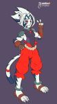  arashidrgn clothed clothing felid fur hi_res kogenta male mammal onmyou_taisenki pantherine red_eyes solo stripes tiger 