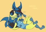  anthro boop caressing_face duo female lucario male male/female nintendo nose_boop pok&eacute;mon pok&eacute;mon_(species) sibling uniporno video_games 