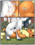  abdominal_bulge absol anatomically_correct anatomically_correct_genitalia anatomically_correct_pussy animal_genitalia animal_pussy belly blush bodily_fluids canine_pussy comic cum cum_in_pussy cum_inflation cum_inside detailed_background dialogue duo eeveelution excessive_cum female feral feral_on_feral flareon genital_fluids genitals inflation lying male male/female missionary_position nintendo on_back penetration pok&eacute;mon pok&eacute;mon_(species) pussy pussy_juice sex speech_bubble sweat text vaginal vaginal_penetration video_games xxgato 