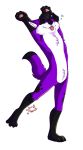  alpha_channel anthro black_hair canid canine canis domestic_dog elkhound eyes_closed hair handpaw male mammal morning pawalo paws purple_body solo spitz stretching tired tongue tongue_out yuuzea 