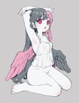  amezawa_koma cleavage dress tagme wings 