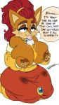  9:16 alicia_acorn anthro archie_comics big_breasts bodily_fluids breasts duo english_text female genitals hi_res huge_breasts lactating male male/female miles_prower nipples oral penis pleasure_castle sex sonic_the_hedgehog_(archie) sonic_the_hedgehog_(comics) sonic_the_hedgehog_(series) speech_bubble text titfuck 