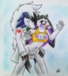  anthro balls balls_deep bodily_fluids bottomless breasts clothed clothing coat cum cum_in_pussy cum_inside cum_splatter duo emolga eyes_closed eyewear female from_behind_position genital_fluids genitals glass glasses grin lab_coat leg_grab looking_at_viewer looking_pleasured lycanroc male male/female nintendo on_glass open_mouth penetration pok&eacute;mon pok&eacute;mon_(species) sex smile spread_legs spreading topwear torn_clothing video_games vulpinecrew 