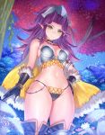  anbe_yoshirou angela_(seiken_densetsu_3) armor bikini_armor seiken_densetsu seiken_densetsu_3 thighhighs 
