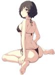  akiyama_yukari ass bikini erect_nipples feet girls_und_panzer ikomochi swimsuits thong underboob 