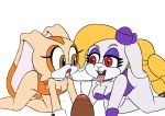 alpha_channel anthro anthro_on_anthro bisexual bodily_fluids breasts broodal cleavage clothed clothing cream_the_rabbit crossover disembodied_penis duo_focus erection female female/female female_focus genitals group hariet_(mario) hi_res lagomorph leporid male male/female mammal mario_bros nintendo penis rabbit saliva saliva_string sonic_the_hedgehog_(series) sonic_x super_mario_odyssey thunderfap video_games 