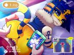  &lt;3 2020 4:3 animal_crossing ankha_(animal_crossing) anthro anus beauty_mark bed blue_eyes blue_hair blush bottomless butt cellphone clothed clothing cutaway duo erection felid feline female female_penetrated first_person_view fur furniture genitals hair hand_on_butt hi_res holding_cellphone holding_object holding_phone human human_on_anthro internal interspecies jacket looking_back male male/female male_penetrating male_penetrating_female male_pov mammal mask nintendo panteon013 penetration penis phone photo pillow pubes pussy sex signature topwear uterus vaginal vaginal_penetration video_games villager_(animal_crossing) yellow_body yellow_fur 