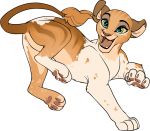  alpha_channel digital_media_(artwork) disney felid female feral fur lion mammal open_mouth pantherine safiri simple_background smile solo suki_(sverst) the_lion_king tongue transparent_background 