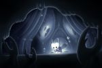  ambiguous_gender anthro arthropod carrying duo fan_character fungus hollow_knight insect light_skin ominous piggyback root sad-1st_(artist) team_cherry the_bright_prince_(driftstar) the_knight_(character) video_games young 