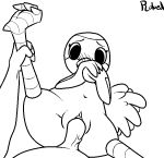  animal_crossing anthro avian beak bird blush crane_(bird) duo feathers female female_focus female_penetrated genitals gladys_(animal_crossing) gruiform grus_(genus) human humanoid_genitalia humanoid_penis leg_grab male male/female male_penetrating male_penetrating_female mammal monochrome nintendo penetration penis pussy raised_leg red-crowned_crane robedart sex solo_focus tail_feathers vaginal vaginal_penetration video_games 