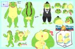  absurd_res amphibian anthro anus asderzx butt frog genitals hi_res male model_sheet nude penis rear_view slightly_chubby solo tongue 