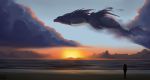  absurd_res ambiguous_gender beach cloud duo hi_res juliantheturtle monster sea seaside sky sunset water 