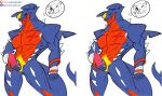  anthro anthrofied bandage bodily_fluids breasts claws cum dragon eyes_closed fan_character fangs female gabite garchomp genital_fluids genitals hi_res looking_pleasured male male/female masturbation mega_evolution mega_garchomp muscular muscular_male nintendo one_eye_closed open_mouth orgasm orgasm_face penis pok&eacute;mon pok&eacute;mon_(species) scar simple_background smile solo spikes standing text tongue tongue_out url vein veiny_penis video_games vipery-07 white_background yellow_eyes 