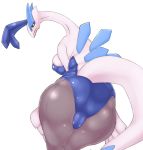  anthro clothing female hi_res legendary_pok&eacute;mon lugia nintendo pok&eacute;mon pok&eacute;mon_(species) simple_background snk_(artist) solo video_games 