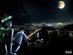  aino_minako bishoujo_senshi_sailor_moon cityscape full_moon green_hair highres moon night shooting_star 