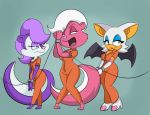  bimbette chiropteran crossover female female/female fifi_la_fume mammal mephitid prison_uniform rouge_the_bat skunk sonic_the_hedgehog_(series) sonic_x tiny_toon_adventures warner_brothers 