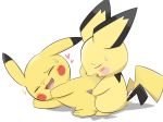  &lt;3 2020 anal anal_penetration baby_pok&eacute;mon balls blush bodily_fluids duo eyes_closed feral genital_fluids genitals hand_on_penis handjob handjob_while_penetrating hi_res looking_pleasured male male/male nintendo open_mouth penetration penile penis pichu pikachu pok&eacute;mon pok&eacute;mon_(species) precum sex simple_background sweat tapering_penis video_games white_background さし 